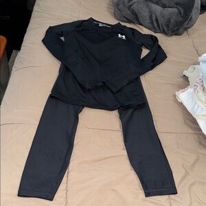 Under Armour Black Compression Top & leggings
